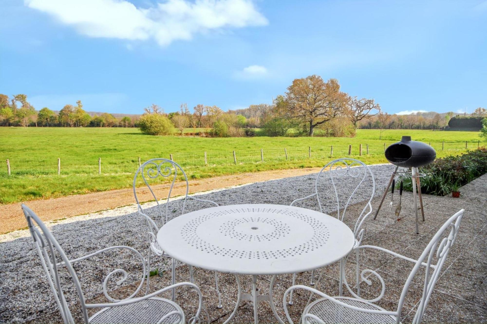 Appartement Cosy A Mont Pres Chambord 100 M² Terrasse Esterno foto